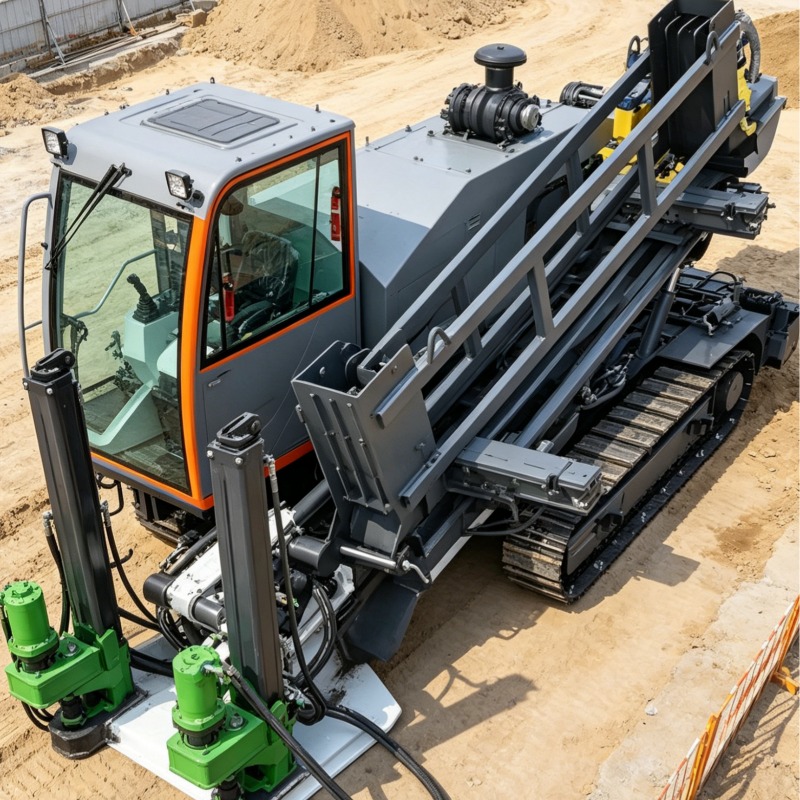 Heavy Equipment Drilling Rig - Özelleştirilmiş Ağır Hizmet Tipi Yatay Yönlendirmeli
