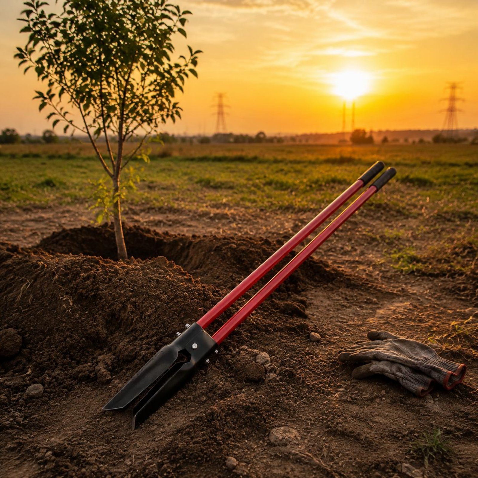 Post Hole Digger - 2 Parça Direk Deliği Kazıcı Sağlam
