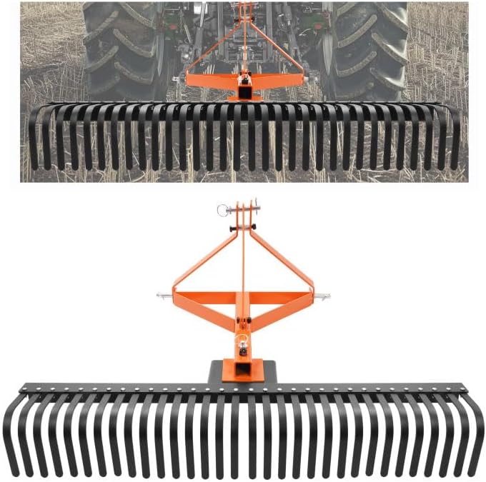 Heavy Equipment Landscaping - Bahçe Aleti Arkasından Çekilebilen Peyzaj Tırmığı,