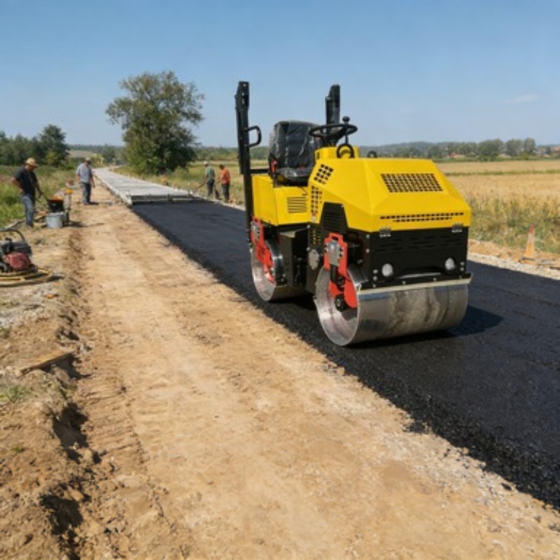 Heavy Equipment Engine - Tek Tamburlu Yol Silindiri Titreşimli Kompaktör