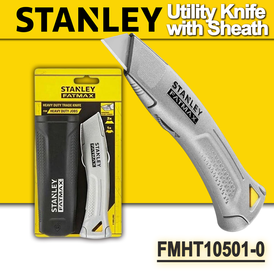 Heavy Equipment Blade - STANLEY Ağır Hizmet Maket Bıçağı Kılıflı
