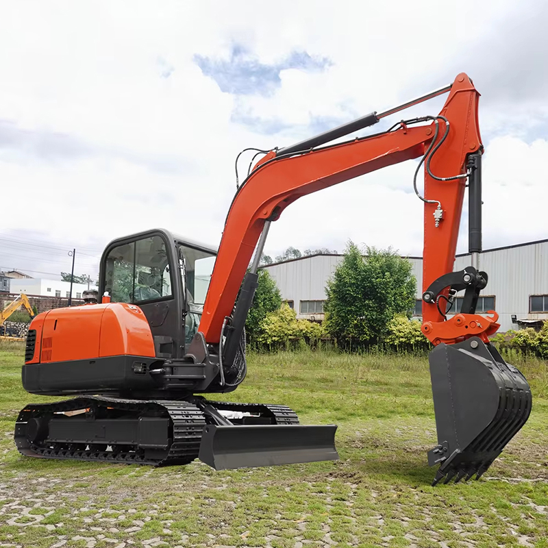 Heavy Equipment With Bucket - Endüstriyel Hidrolik Ekskavatör Takviyeli Kaya Kepçesi