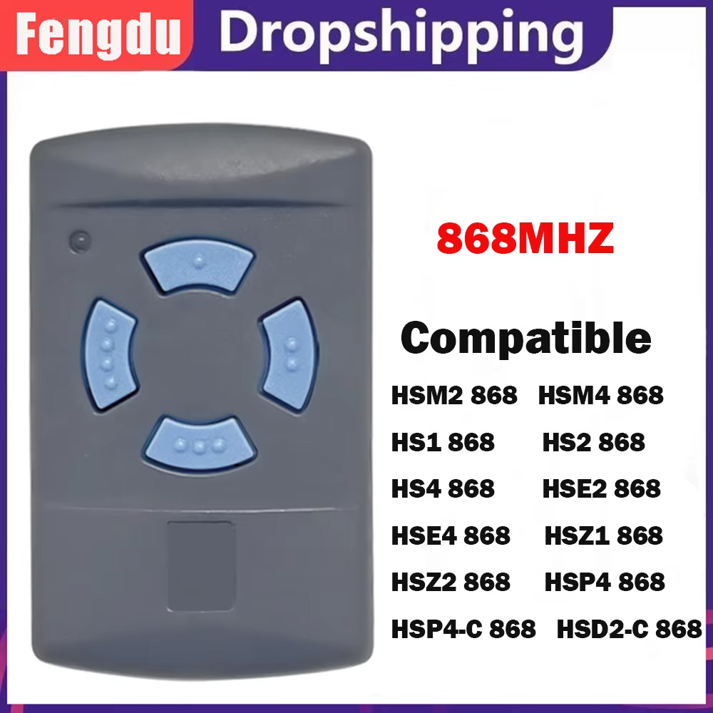 Heavy Equipment Garage - Uzaktan Kumanda 868 MHz HSM2,HSM4 HSE2