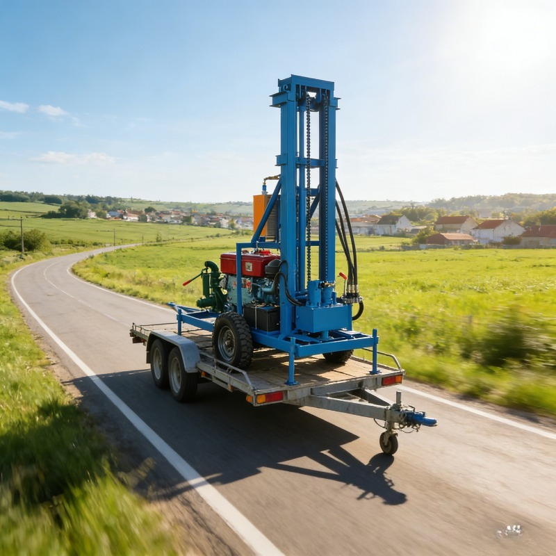 Endüstriyel Sınıf Küçük Mavi E - Heavy Equipment Drilling Rig incelemesi ve fiyatı