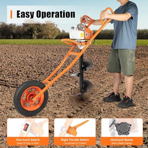 Yer Delik Açıcı, 63CC 3HP 2 Za - Post Hole Digger incelemesi ve fiyatı
