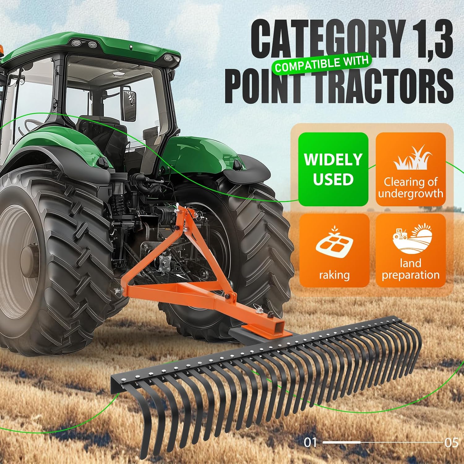 Bahçe Aleti Arkasından Çekileb - Heavy Equipment Landscaping incelemesi ve fiyatı