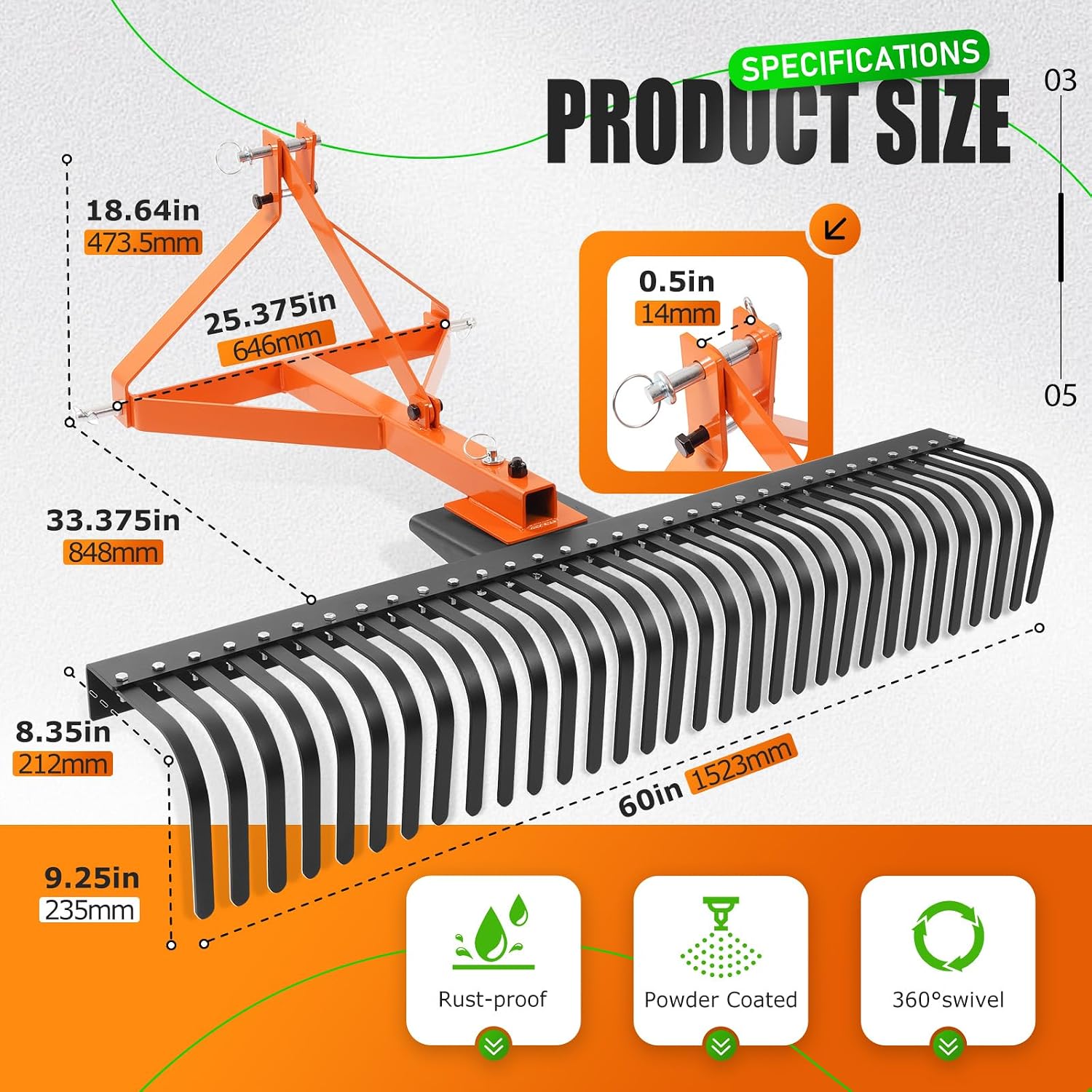 Bahçe Aleti Arkasından Çekileb - Heavy Equipment Landscaping incelemesi ve fiyatı
